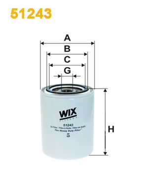 WIX FILTERS Filter, hydrauliek (51243)
