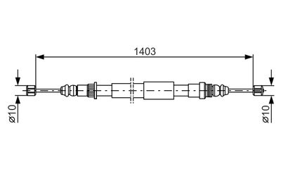 CABLU FRANA DE PARCARE