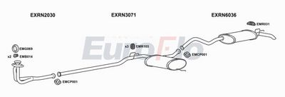 Układ wydechowy EUROFLO RN21172004A00