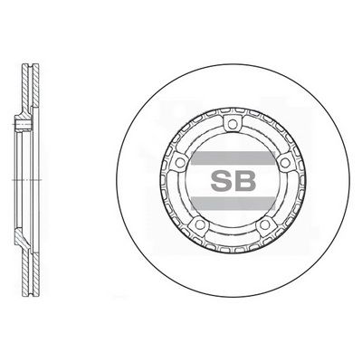 Hi-Q SD1063 Тормозные диски для IVECO TRAKKER AD 340T36 B