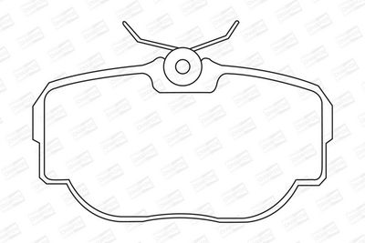 BREMSBELAGSATZ SCHEIBENBREMSE CHAMPION 573067CH 1