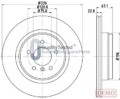 DISC FRANA JAPANPARTS DP0114JM