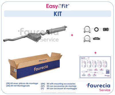 Faurecia FS43046 Глушитель выхлопных газов  для LANCIA DEDRA (835_) 1.9 TDS (835EE, 835EF)