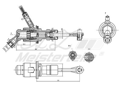 горна помпа на съединител A.Z. Meisterteile AZMT-47-030-1088