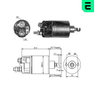 Elektromagnetický spínač, startér ERA ZM660