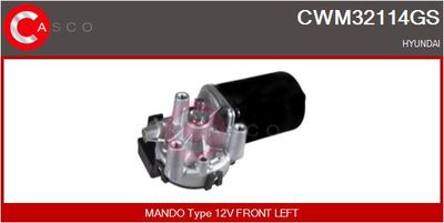 Двигатель стеклоочистителя CASCO CWM32114GS для HYUNDAI H100