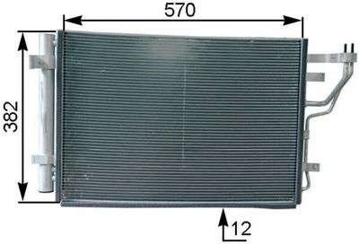 CONDENSATOR CLIMATIZARE MAHLE AC442000P 1