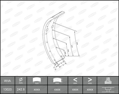 BREMSBELAGSATZ TROMMELBREMSE BERAL KBL1302001561