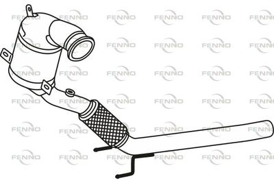 FENNO P8137CAT Катализатор для SKODA OCTAVIA III (5E3, NL3, NR3) 2.0 TSI RS