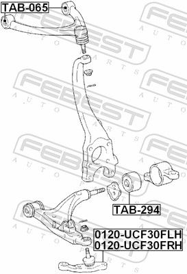 Pallonivel FEBEST 0120-UCF30FLH