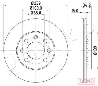 JAPKO 600904C Тормозные диски  для AUDI A2 (8Z0) 1.2 TDI