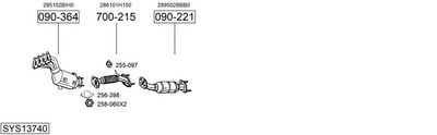 Изпускателна система BOSAL SYS13740