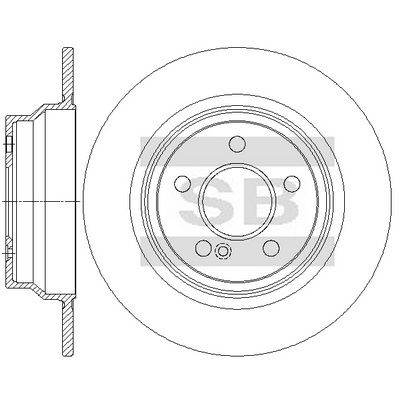 спирачен диск Hi-Q SD5424