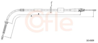 CABLU FRANA DE PARCARE