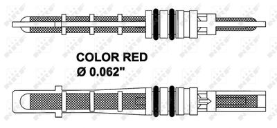 NRF 38208 Розширювальний клапан кондиціонера 