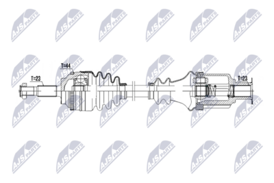 полуоска NTY NPW-RE-273