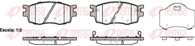 Brake Pad Set, disc brake 1208.02