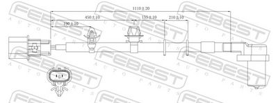 ABS-anturi FEBEST 04606-002