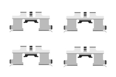 Комплектующие, колодки дискового тормоза BOSCH 1 987 474 431 для DAIHATSU YRV