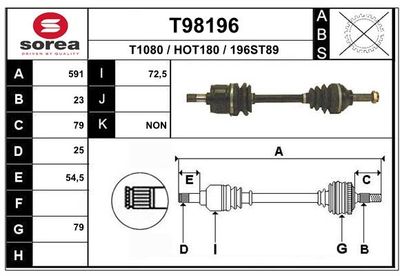 ANTRIEBSWELLE EAI T98196