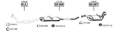 Układ wydechowy ASMET CI091430
