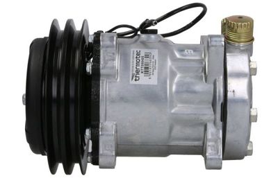 Airconditioning compressor 12V past: CLAAS 130, 140 (200), 150 (200), 820, 840, 860, 880, 410, 410 II, 430, 430 II, 430 MONTANA, 460, 460 II, 460 II MTS, 460 TERRA, 480, 480 II, 480 II MTS