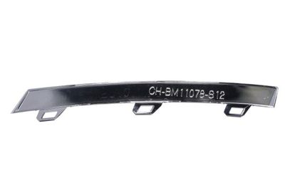 Grillestrip vooraan Voor Links (Bodem, chroom) past: BMW 5 G30, G31, G38, F90 05.20-06.23