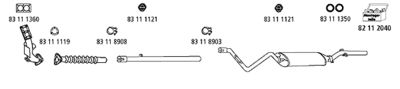 SISTEM DE ESAPAMENT HJS VW588