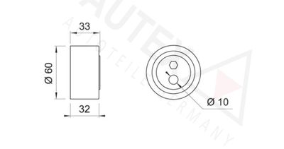 ROLA INTINZATOR CUREA DISTRIBUTIE AUTEX 641206 1