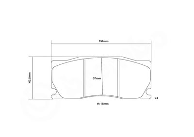 SET PLACUTE FRANA DE PERFORMANTA BREMBO 07B31477 2