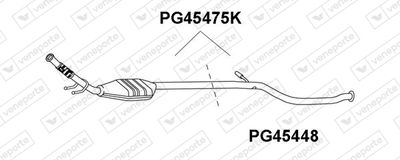 REPARATURROHR KATALYSATOR