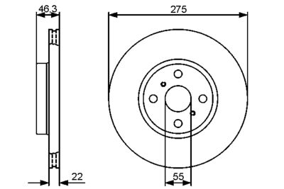 DISC FRANA BOSCH 0986479431 4