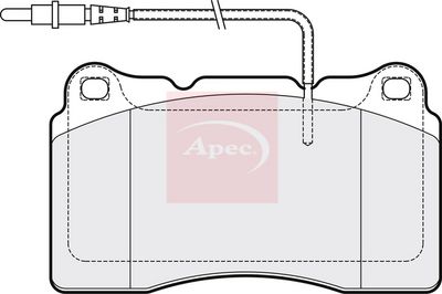 APEC Brake Pad Set, disc brake PAD1241
