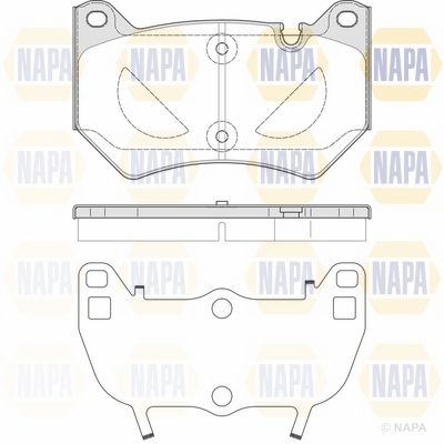 Brake Pad Set NAPA PBP7891
