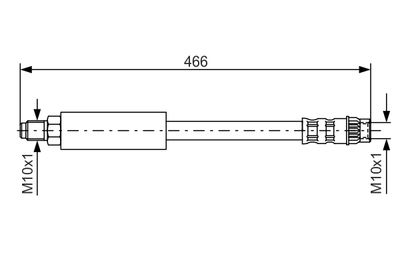 BREMSSCHLAUCH BOSCH 1987476492 4