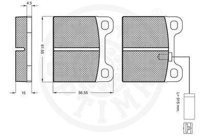 SET PLACUTE FRANA FRANA DISC OPTIMAL 9845 1