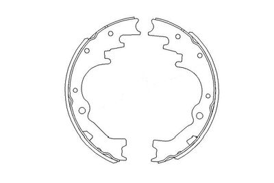 Комплект тормозных колодок KAVO PARTS KBS-5403 для MAZDA B-SERIE