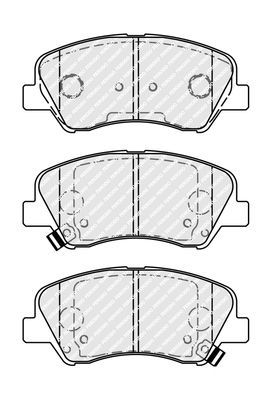 SET PLACUTE FRANA FRANA DISC FERODO FDB4623 1