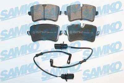 SAMKO 5SP1826A Тормозные колодки и сигнализаторы для AUDI A8 D4 (4H2, 4H8, 4HC, 4HL) 4.2 FSI quattro