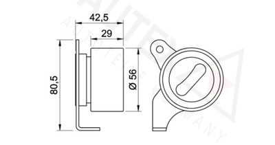 ROLA INTINZATOR CUREA DISTRIBUTIE AUTEX 641822 1