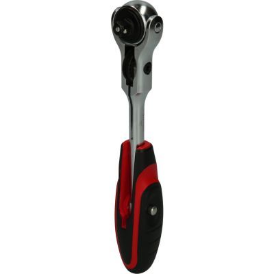 Ks Tools - Mini račňa s výkyvnou hlavou a T-rukoväťou 72zubov 1/4"