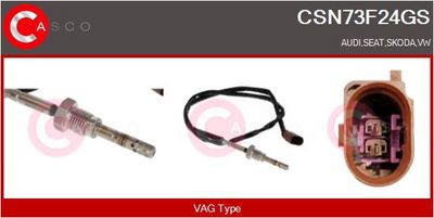 SENZOR TEMPERATURA GAZE EVACUARE