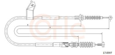 CABLU FRANA DE PARCARE