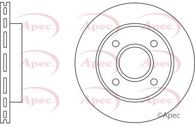 Brake Disc APEC DSK208