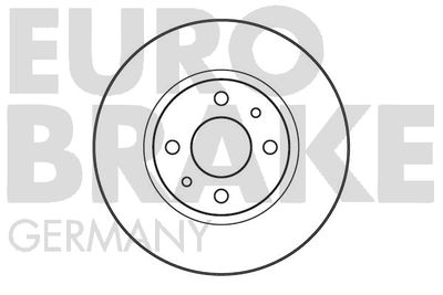 EUROBRAKE 5815202316 Тормозные диски  для LANCIA THEMA (834_) 2000 i.e.Turbo (834CV)