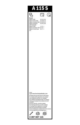 LAMELA STERGATOR BOSCH 3397007115 6