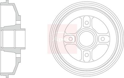 APEC Brake Drum DRM9205