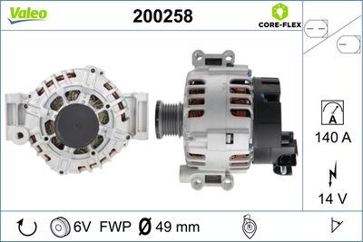 VALEO Generator VALEO CORE-FLEX (200258)