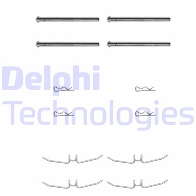 Комплектующие, колодки дискового тормоза DELPHI LX0001 для VOLVO 140