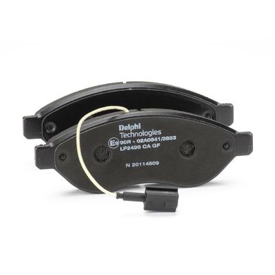 BREMSBELAGSATZ SCHEIBENBREMSE DELPHI LP2498 37